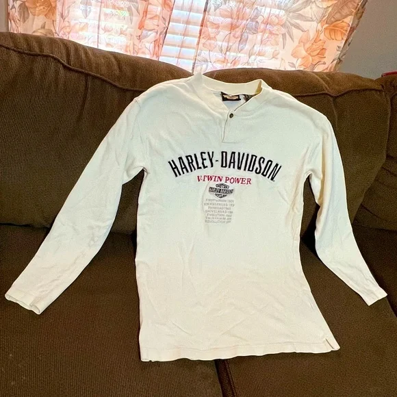 Harley Davidson, Size Small, Long sleeve, Vintage, (Used) - Picture 1 of 5